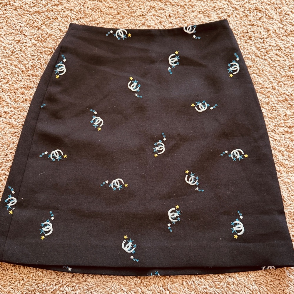 Maje Horsehoe Star Embroidered Mini Skirt - Picture 3 of 7